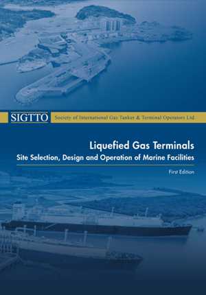 Publication cover for Liquefied Gas Terminals - Site Selection, Design and Operation of Marine Facilities