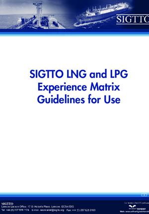 LNG and LPG Experience Matrix Guidelines for Use