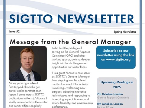 SIGTTO Spring Newsletter - Issue 52